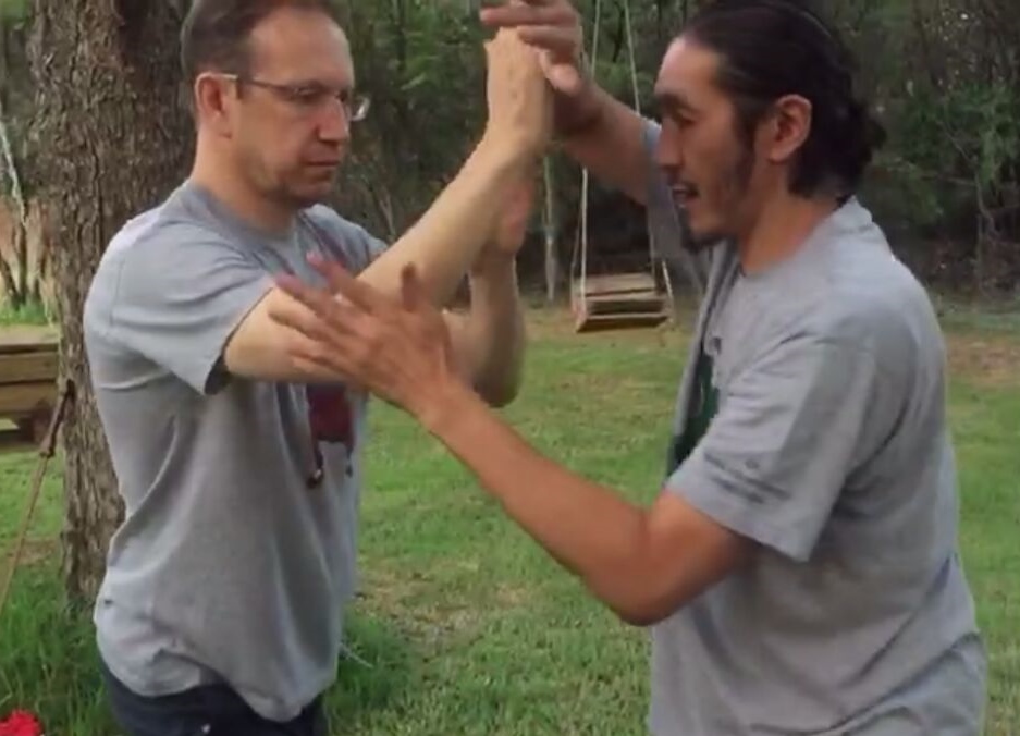 Push Hands in Tai Chi